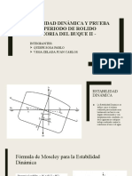 Estabilidad Dinámica y Prueba de Periodo de Rolido