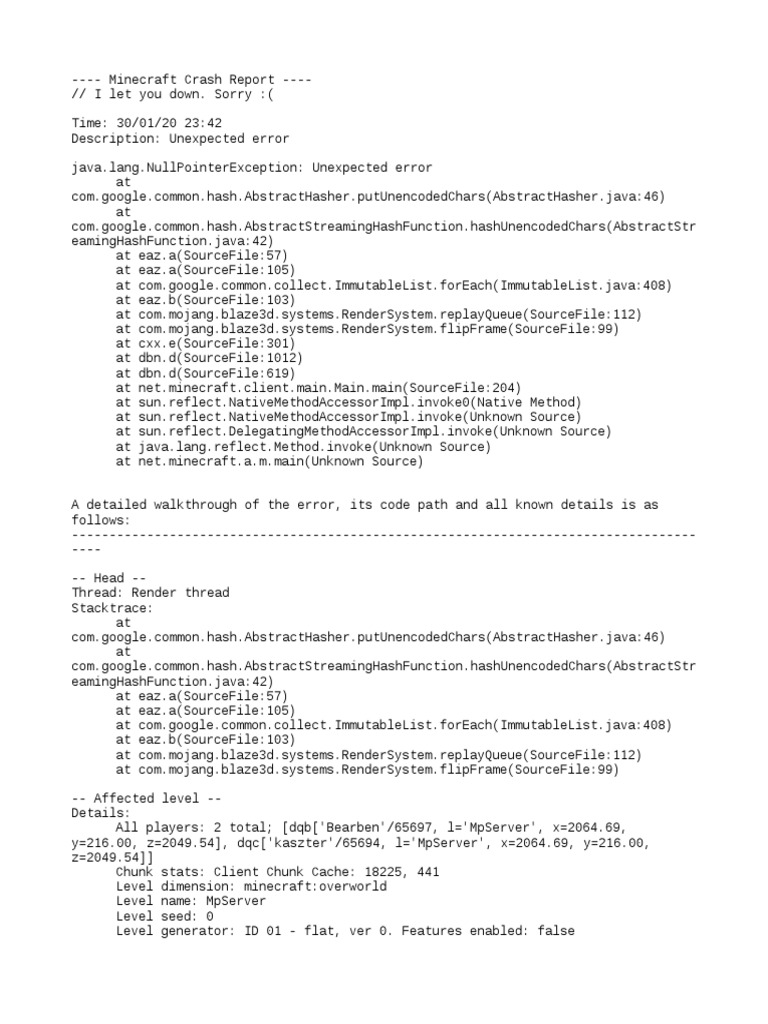 Crash 01 30 23 42 28 Client Computer Data Computer Architecture