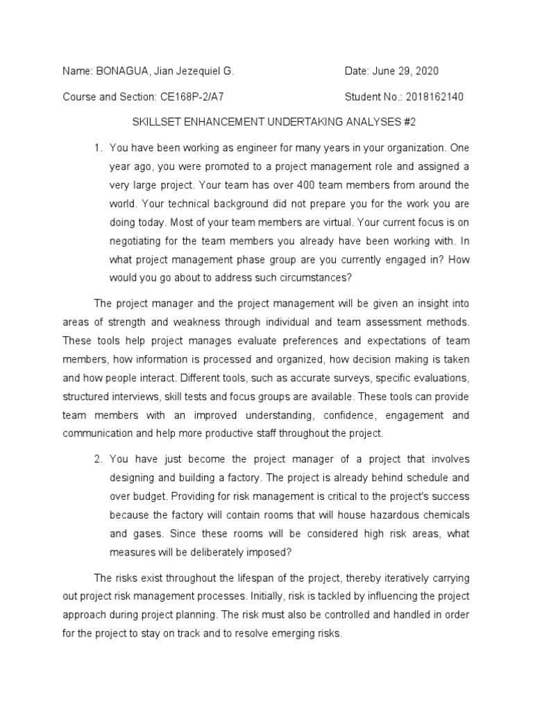 Project Management Challenges and Solutions | PDF | Risk | Project ...