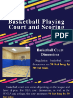 Basketball Playing Court and Scoring