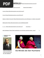 Os Níveis do Ser Humano – Projeto Mayhem