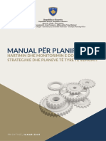 Manual Për Planifikimin Hartimin Dhe Monitorimin e Dokumenteve Strategjike Dhe Planeve Të Tyre Të Veprimit