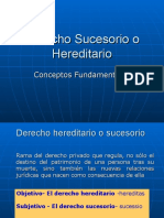 Conceptos Fundamentales Del Derecho Sucesorio