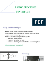 Separation Processes Centrifuge