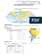 Limites y Division Politica Del Peru