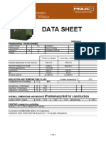 DATA SHEET PROLEC - 500 KVA - 22860V - 480-240V