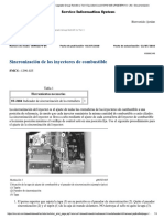 sincronizacion de los inyectors de combustible 3512 CAT