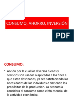 1 Semana CONSUMO, AHORRO, INVERSIÓN