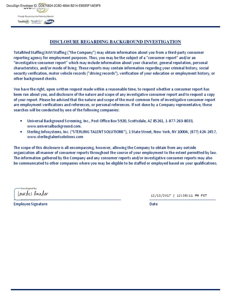 DocuSign PDF | PDF | Credit Bureau | Credit Score