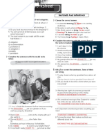 Grammar Worksheet: Modal Verb Review Gerunds and Infinitives