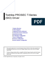 Toshiba PROSEC T-Series (SIO) Driver