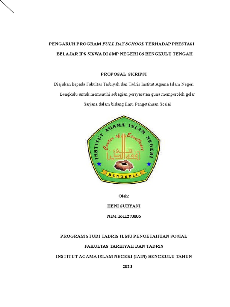 Proposal Heni Suryani Pdf