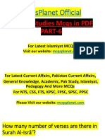 Islamic Studies MCQs in PDF Part-6.pdf