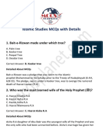 Islamic Studies MCQs with Details.pdf