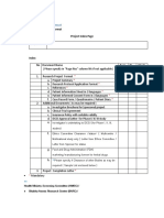 12 Down Project Index Page Format | PDF
