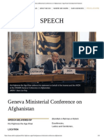 Geneva Ministerial Conference On Afghanistan - AKDN