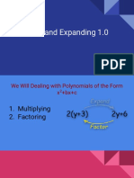 Factoring and Expanding 1