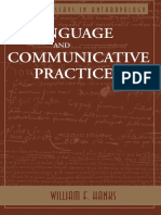 (Critical Essays in Anthropology.) William F. Hanks - Language & Communicative Practices-Westview Press (1996)