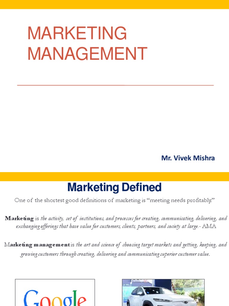 Marketing Management Essentials Explained | PDF | Marketing | Market ...