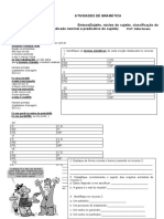 Atividades de Aplicação Sintaxe