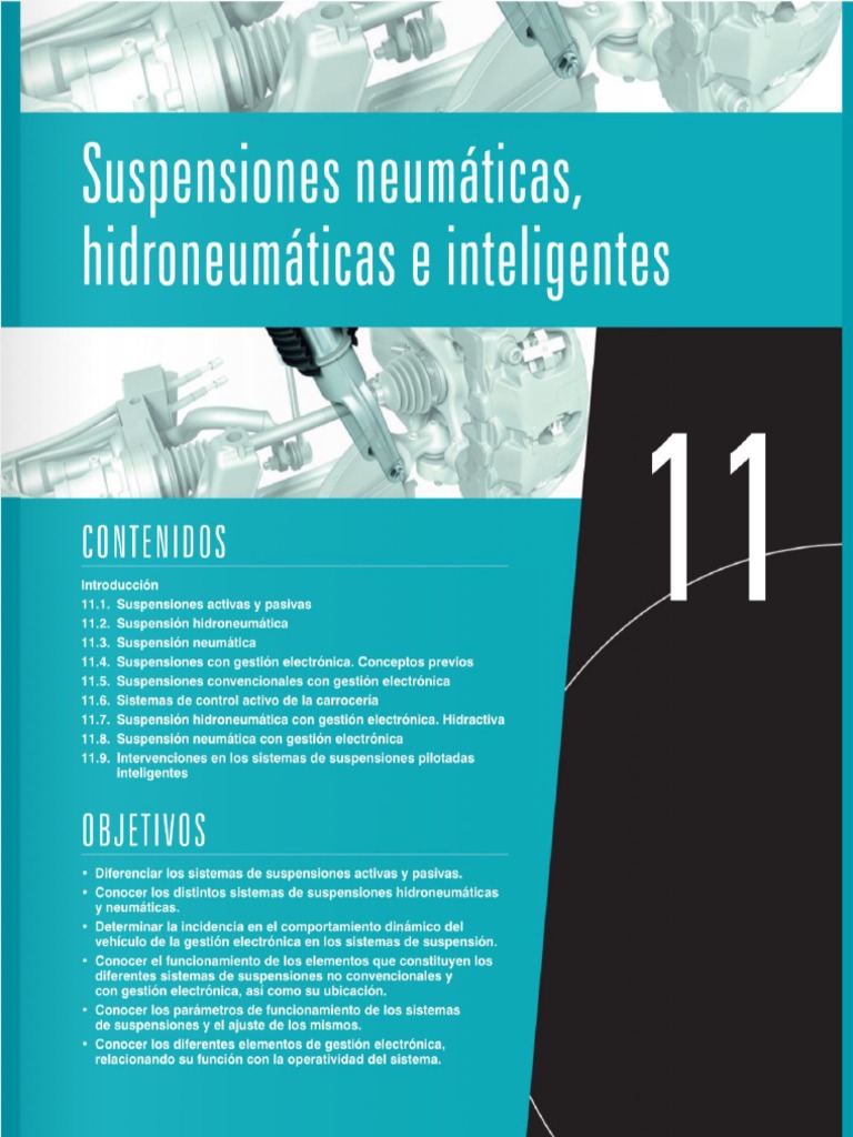Unidad 11. Suspensiones Neumáticas, Hidroneumáticas e Inteligentes PDF