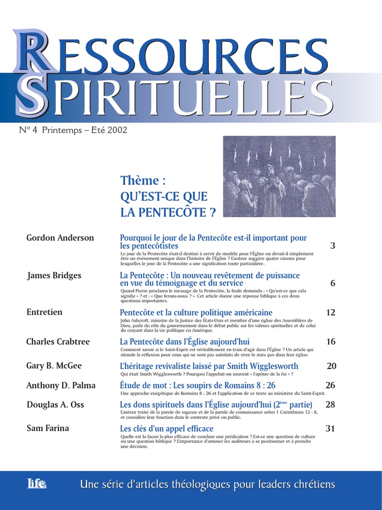 Printemps Ete Pentecote Pdf Saint Esprit Baptisme