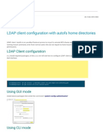 LDAP Client Configuration With Autofs Home Directories