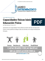 4 Capacidades Físicas Básicas - Mundo Entrenamiento PDF