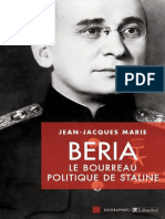 Beria _ Le bourreau politique de Staline - Marie,Jean-Jacques