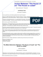 The Bible Distinction Between - The House of Israel - and - The House of Judah - by F.F. Bosworth