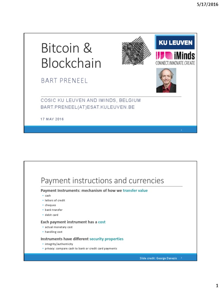 Bitcoin & Blockchain: Payment Instructions and Currencies | PDF ...