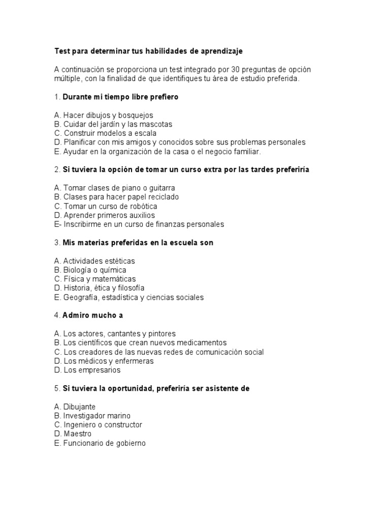 ¿Cómo se mide la capacidad de aprendizaje?