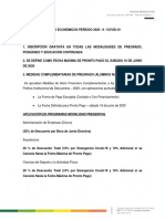 Alivios Económicos Periodo 2020 - Ii Covid-19 PDF