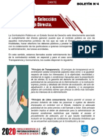 Boletín # 04 DANTE "La Modalidad de Selección-Contratación Directa" PDF