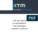 XTM Manual