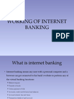 Working of Internet Banking