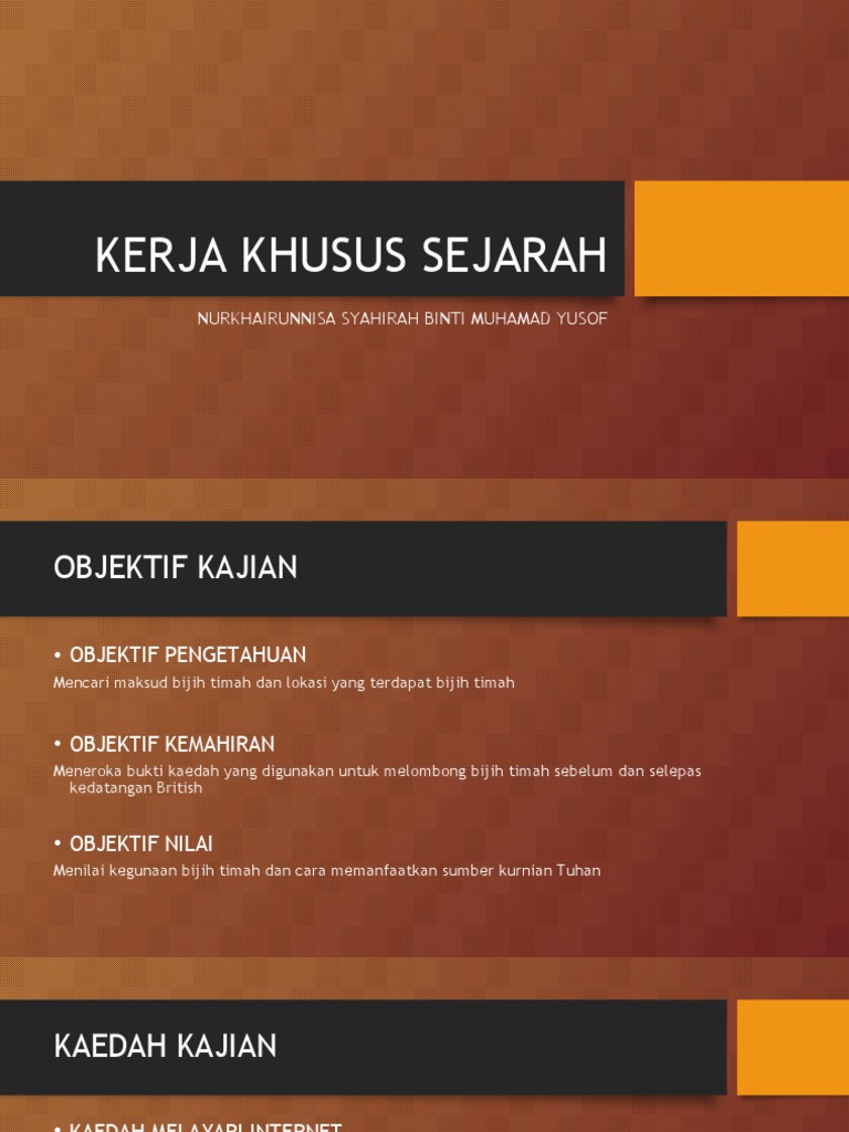 Kerja Khusus Sejarah Nurkhairunnisa  PDF