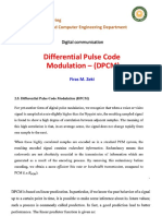 Differential Pulse Code Modulation - (DPCM)