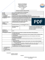 February 03,05,06,12-13,14,20,21,2020: Activity Completion Report (ACR)