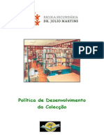 Plano de Desenvolvimento da Colecção (2010-11)