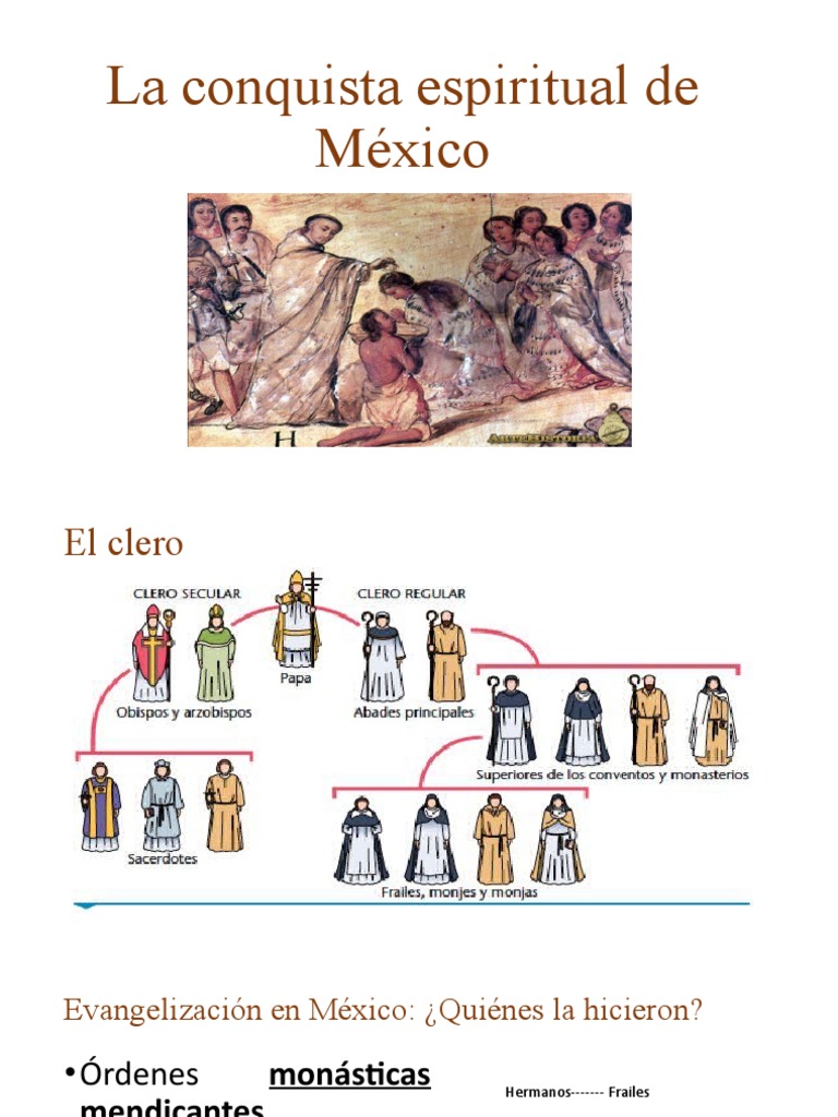 La Conquista Espiritual de México PDF Órdenes y sociedades católicas Nueva españa