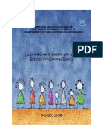 2.4la Prueba en El Primer Año de La Educación General Básica PDF