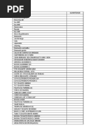 Planilha para Inventario