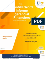 Plantilla Presentación Informe Gerencial Financiero Ante La Junta Directiva Final