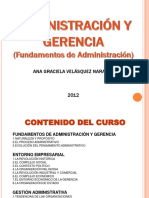 Administración y Gerencia Organizacional PDF