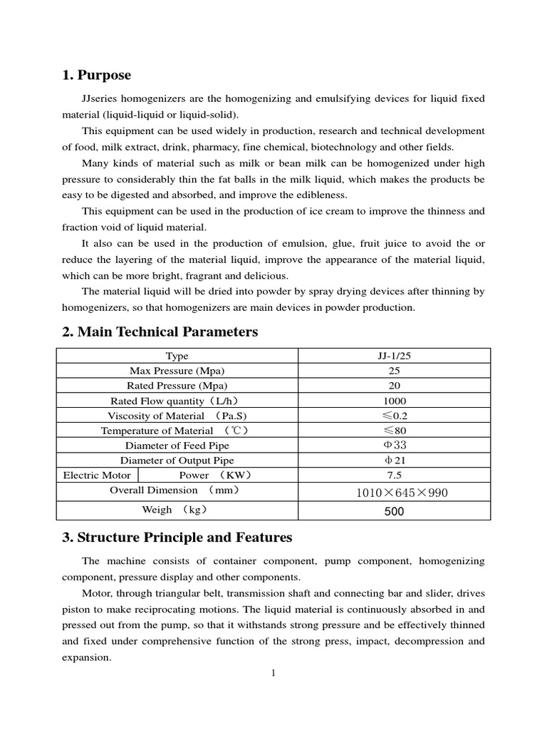 High Pressure Homogenizer Operation Guide | PDF | Valve | Leak