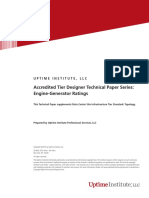 Accredited Tier Designer Technical Paper Series: Engine-Generator Ratings