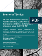 Memoria Tecnica 1er Ciclo de Seminarios Virtuales CC