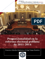 1 .-Proporcionalidad de La Reforma Politica en Puebla