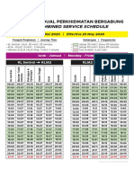 KLIA-KL Sentral Train Schedule